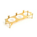 nuts serving set 3 bowl with tray From Jiwar -  IVORY + GOLD 