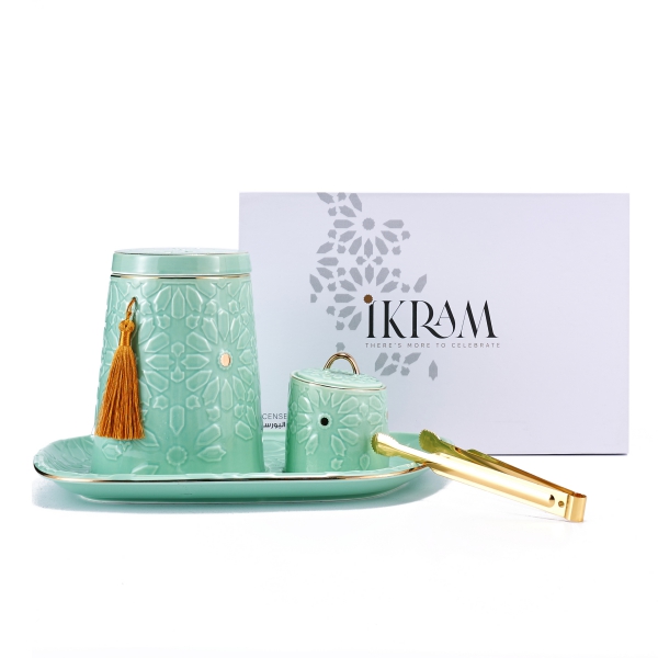 Teal - Incense Burners From Ikram