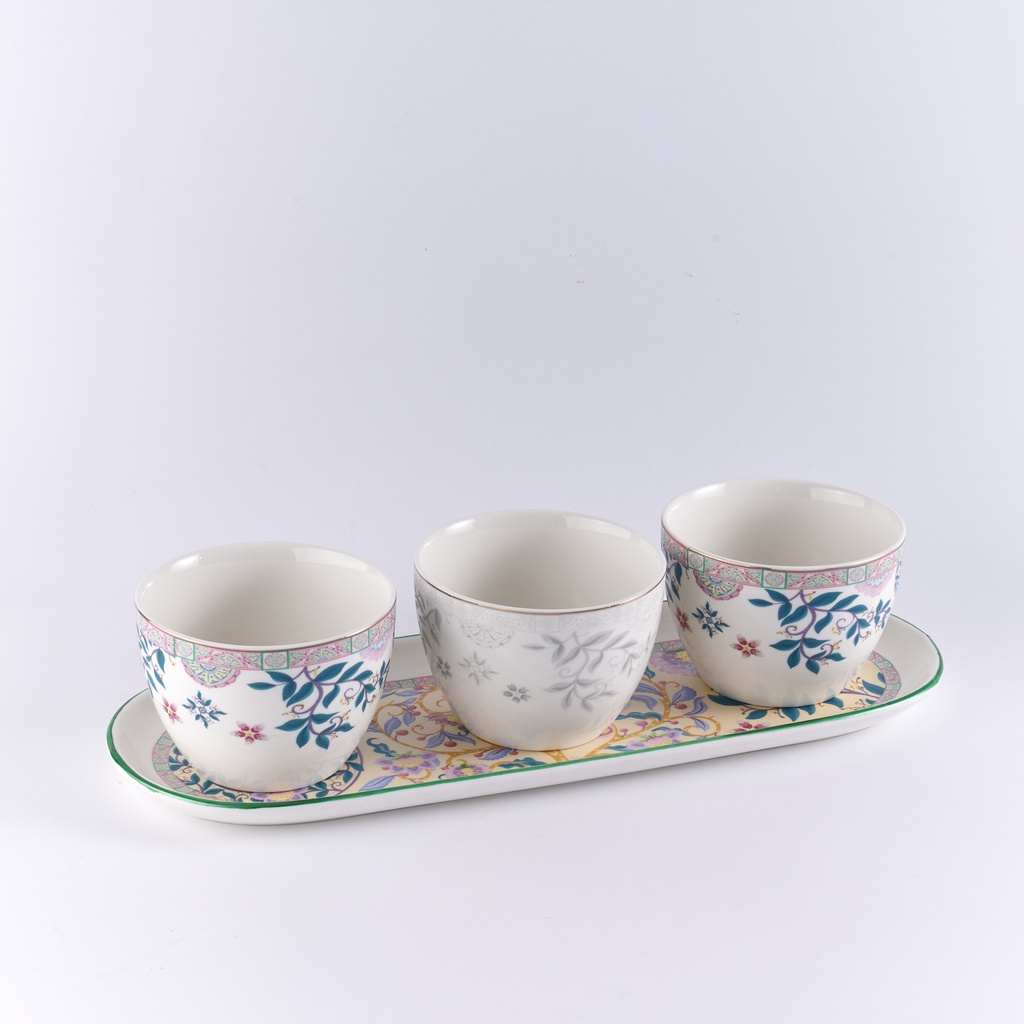 Snack tray set of 3 in printed color box