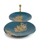 2 Tier  Serving Set From Hera - Blue